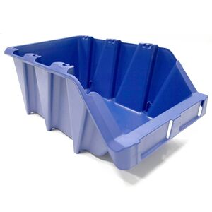Begra stapelbare en nestbare kunststof magazijnbak type S7, 490x310x195 blauw Begra stapelbare en nestbare kunststof magazijnbak type S7, 490x310x195 blauw