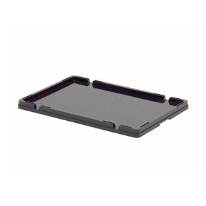 Deksel voor LB stapelbak 600x400x350 zwart Deksel voor LB stapelbak 600x400x350 zwart