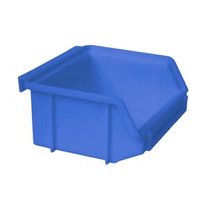 Kunststof stapelbak, Plastic magazijnbak A1 100x100x50 blauw Kunststof stapelbak, Plastic magazijnbak A1 100x100x50 blauw