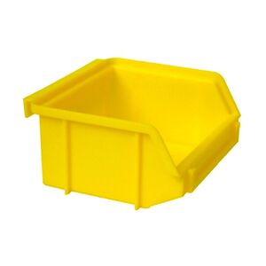 Kunststof stapelbak, Plastic magazijnbak A1 100x100x50 geel Kunststof stapelbak, Plastic magazijnbak A1 100x100x50 geel