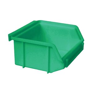 Kunststof stapelbak, Plastic magazijnbak A1 100x100x50 groen Kunststof stapelbak, Plastic magazijnbak A1 100x100x50 groen