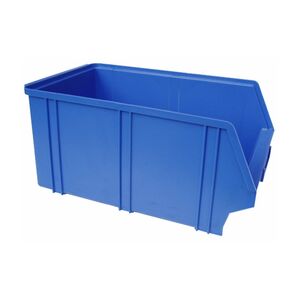 Kunststof stapelbak, Plastic magazijnbak A4 350x210x160 blauw Kunststof stapelbak, Plastic magazijnbak A4 350x210x160 blauw