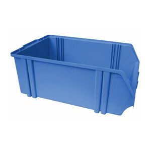 Kunststof stapelbak, Plastic magazijnbak A5 500x300x180 blauw Kunststof stapelbak, Plastic magazijnbak A5 500x300x180 blauw