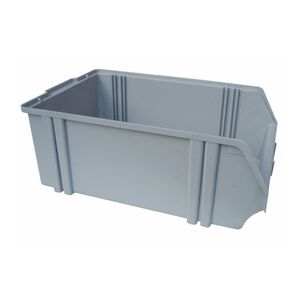 Kunststof stapelbak, Plastic magazijnbak A5 500x300x180 grijs Kunststof stapelbak, Plastic magazijnbak A5 500x300x180 grijs