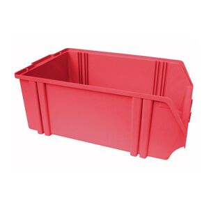 Kunststof stapelbak, Plastic magazijnbak A5 500x300x180 rood Kunststof stapelbak, Plastic magazijnbak A5 500x300x180 rood
