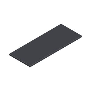 Legbord voor draaideurkast 800x350 (bxd) zwart Legbord voor draaideurkast 800x350 (bxd) zwart