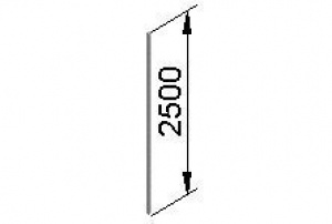 Lichte bandenstelling losse stijl 2500 mm Lichte bandenstelling losse stijl 2500 mm