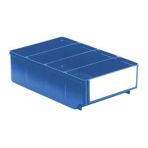 Magazijnbak, Magazijnstellingbak, Kunststof bak RK 300x186x83 blauw Magazijnbak, Magazijnstellingbak, Kunststof bak RK 300x186x83 blauw