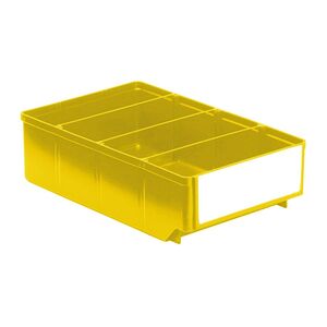 Magazijnbak, Magazijnstellingbak, Kunststof bak RK 300x186x83 geel Magazijnbak, Magazijnstellingbak, Kunststof bak RK 300x186x83 geel