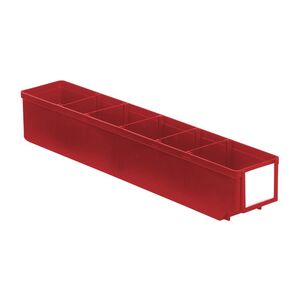 Magazijnbak, Magazijnstellingbak, Kunststof bak RK 500x93x83 rood Magazijnbak, Magazijnstellingbak, Kunststof bak RK 500x93x83 rood