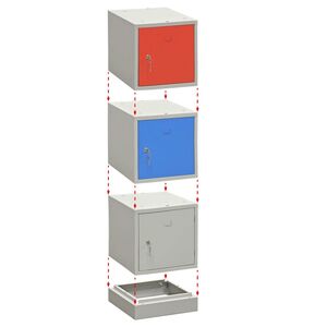 Sokkel t.b.v. Kubus 1-deurs locker Sokkel t.b.v. Kubus 1-deurs locker