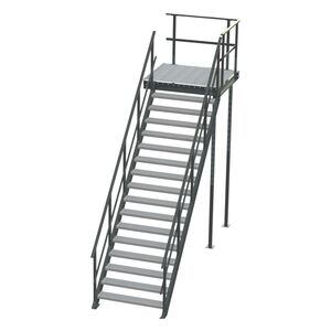 Standaard bordestrap linksaf 3200x1200 mm (hxb) Standaard bordestrap linksaf 3200x1200 mm (hxb)