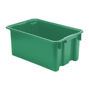 Stapelbare, nestbare euronorm bak LB 600x400x250 groen Stapelbare, nestbare euronorm bak LB 600x400x250 groen