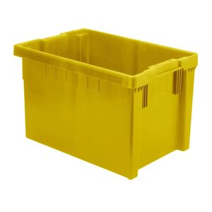 Stapelbare, nestbare euronorm bak LB 600x400x350 geel Stapelbare, nestbare euronorm bak LB 600x400x350 geel