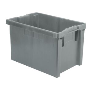 Stapelbare, nestbare euronorm bak LB 600x400x350 grijs Stapelbare, nestbare euronorm bak LB 600x400x350 grijs
