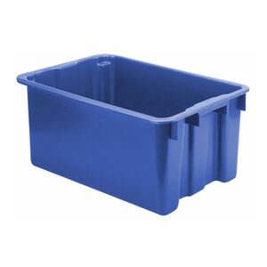 Stapelbare, nestbare euronorm bak LB 650x450x280 blauw Stapelbare, nestbare euronorm bak LB 650x450x280 blauw