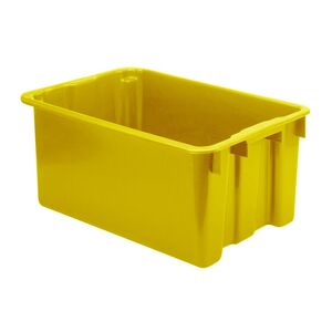 Stapelbare, nestbare euronorm bak LB 650x450x280 geel Stapelbare, nestbare euronorm bak LB 650x450x280 geel