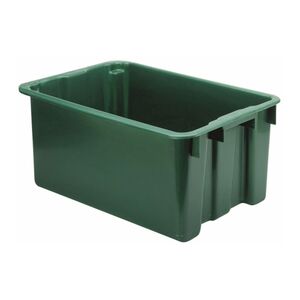 Stapelbare, nestbare euronorm bak LB 650x450x280 groen Stapelbare, nestbare euronorm bak LB 650x450x280 groen