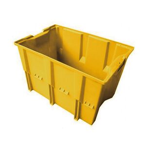 Stapelbare, nestbare transportkrat DLK1 480x312x300 geel Stapelbare, nestbare transportkrat DLK1 480x312x300 geel