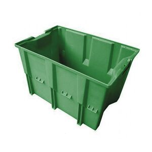 Stapelbare, nestbare transportkrat DLK1 480x312x300 groen Stapelbare, nestbare transportkrat DLK1 480x312x300 groen
