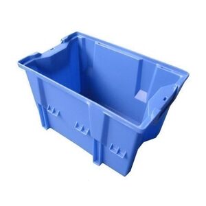 Stapelbare, nestbare transportkrat DLK1C 480x312x200 blauw Stapelbare, nestbare transportkrat DLK1C 480x312x200 blauw