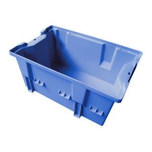 Stapelbare, nestbare transportkrat DLK2 328x210x200 blauw Stapelbare, nestbare transportkrat DLK2 328x210x200 blauw