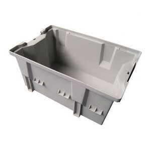 Stapelbare, nestbare transportkrat DLK2 328x210x200 grijs Stapelbare, nestbare transportkrat DLK2 328x210x200 grijs