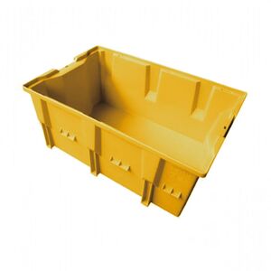 Stapelbare, nestbare transportkrat DLK2C 328x210x150 geel Stapelbare, nestbare transportkrat DLK2C 328x210x150 geel