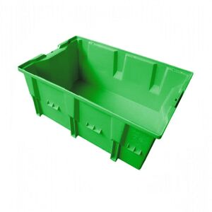 Stapelbare, nestbare transportkrat DLK2C 328x210x150 groen Stapelbare, nestbare transportkrat DLK2C 328x210x150 groen