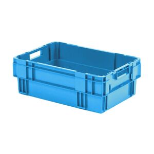 Stapelbare, nestbare transportkrat DTK0 600x400x210 blauw Stapelbare, nestbare transportkrat DTK0 600x400x210 blauw