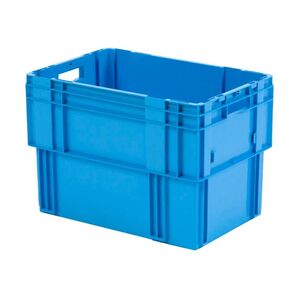Stapelbare, nestbare transportkrat DTK0 600x400x420 blauw Stapelbare, nestbare transportkrat DTK0 600x400x420 blauw