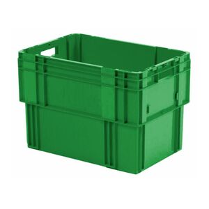 Stapelbare, nestbare transportkrat DTK0 600x400x420 groen Stapelbare, nestbare transportkrat DTK0 600x400x420 groen