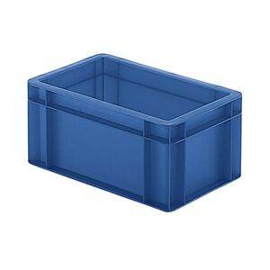 Transportkrat Euronorm plastic bak, krat TK0 300x200x145 blauw Transportkrat Euronorm plastic bak, krat TK0 300x200x145 blauw