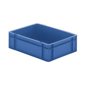 Transportkrat Euronorm plastic bak, krat TK0 400x300x120 blauw Transportkrat Euronorm plastic bak, krat TK0 400x300x120 blauw