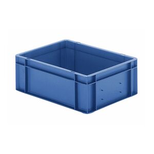 Transportkrat Euronorm plastic bak, krat TK0 400x300x145 blauw Transportkrat Euronorm plastic bak, krat TK0 400x300x145 blauw