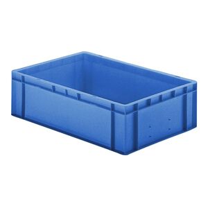 Transportkrat Euronorm plastic bak, krat TK0 600x400x175 blauw Transportkrat Euronorm plastic bak, krat TK0 600x400x175 blauw