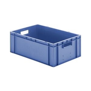 Transportkrat Euronorm plastic bak, krat TK0 600x400x210 blauw Transportkrat Euronorm plastic bak, krat TK0 600x400x210 blauw