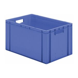 Transportkrat Euronorm plastic bak, krat TK0 600x400x320 blauw Transportkrat Euronorm plastic bak, krat TK0 600x400x320 blauw
