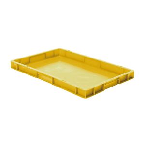 Transportkrat Euronorm plastic bak, krat TK0 600x400x50 geel Transportkrat Euronorm plastic bak, krat TK0 600x400x50 geel