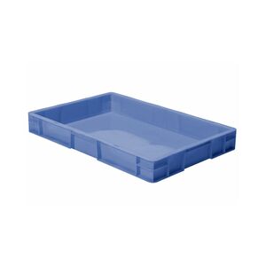 Transportkrat Euronorm plastic bak, krat TK0 600x400x75 blauw Transportkrat Euronorm plastic bak, krat TK0 600x400x75 blauw