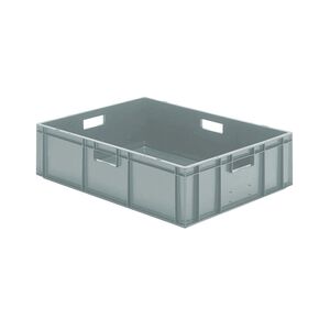 Transportkrat Euronorm plastic bak, krat TK0 800x600x210 grijs Transportkrat Euronorm plastic bak, krat TK0 800x600x210 grijs