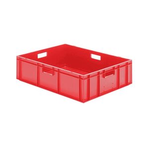 Transportkrat Euronorm plastic bak, krat TK0 800x600x210 rood Transportkrat Euronorm plastic bak, krat TK0 800x600x210 rood