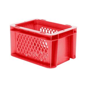 Transportkrat Euronorm plastic bak, krat TK2 200x100x120 rood Transportkrat Euronorm plastic bak, krat TK2 200x100x120 rood