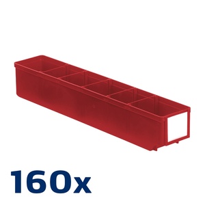 Voordeelpartij 160 magazijnbak, Magazijnstellingbak RK 500x93x83 rood Voordeelpartij 160 magazijnbak, Magazijnstellingbak RK 500x93x83 rood