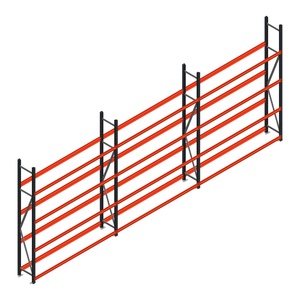 Voordeelrij bandenstelling grootvak AR 2500x6240x400 mm (hxbxd) 3 secties 3 niveaus antraciet Voordeelrij bandenstelling grootvak AR 2500x6240x400 mm (hxbxd) 3 secties 3 niveaus antraciet