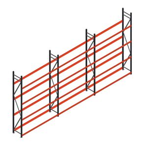 Voordeelrij bandenstelling grootvak AR 3000x6240x500mm (hxbxd) 3 secties 4 niveaus antraciet Voordeelrij bandenstelling grootvak AR 3000x6240x500mm (hxbxd) 3 secties 4 niveaus antraciet