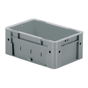Zware transportkrat Euronorm plastic bak, krat VTK0 300x200x120 grijs Zware transportkrat Euronorm plastic bak, krat VTK0 300x200x120 grijs