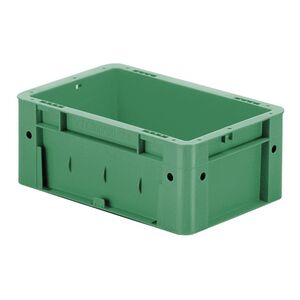 Zware transportkrat Euronorm plastic bak, krat VTK0 300x200x120 groen Zware transportkrat Euronorm plastic bak, krat VTK0 300x200x120 groen