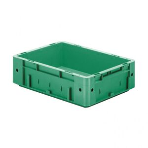 Zware transportkrat Euronorm plastic bak, krat VTK0 400x300x120 groen Zware transportkrat Euronorm plastic bak, krat VTK0 400x300x120 groen