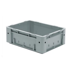 Zware transportkrat Euronorm plastic bak, krat VTK0 400x300x145 grijs Zware transportkrat Euronorm plastic bak, krat VTK0 400x300x145 grijs